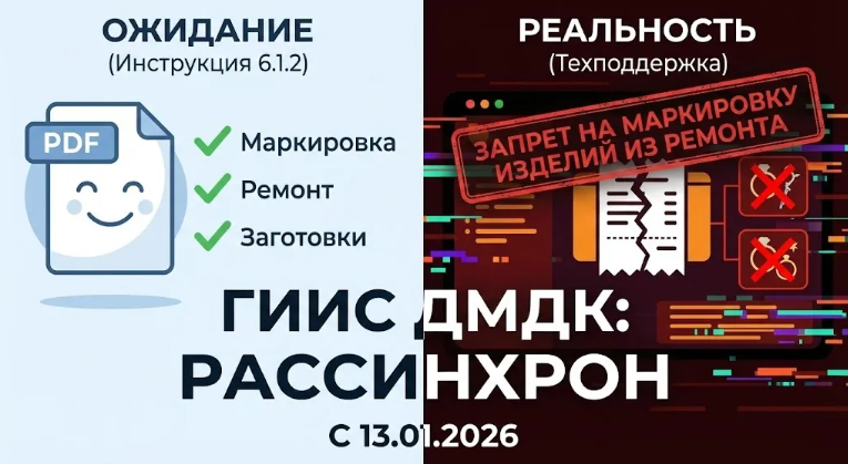 ГИИС ДМДК: Обновление 6.1.2 и скрытые запреты. Инструкция vs Реальность