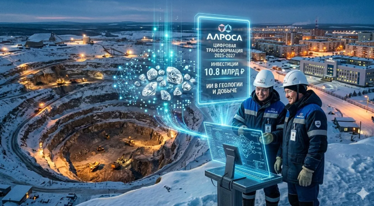 АЛРОСА вложит 10,8 млрд рублей в нейросети