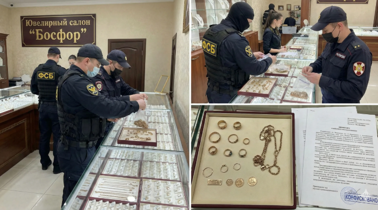 В Нальчике суд конфисковал у владелицы ювелирного магазина сотни изделий без маркировки
