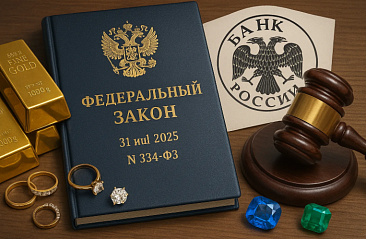 Подписан закон, ужесточающий контроль за оборотом драгоценных металлов и камней