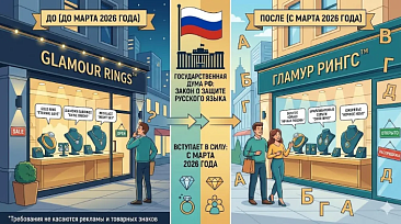 Как новый закон о защите русского языка изменит ювелирные коллекции и вывески с марта 2026 года