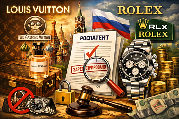Louis Vuitton и Rolex зарегистрировали новые товарные знаки в России