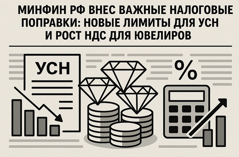 Новые лимиты для УСН и рост НДС для ювелиров